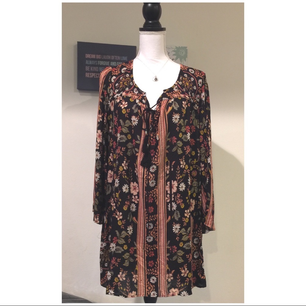 Angie Floral Boho Style Dress